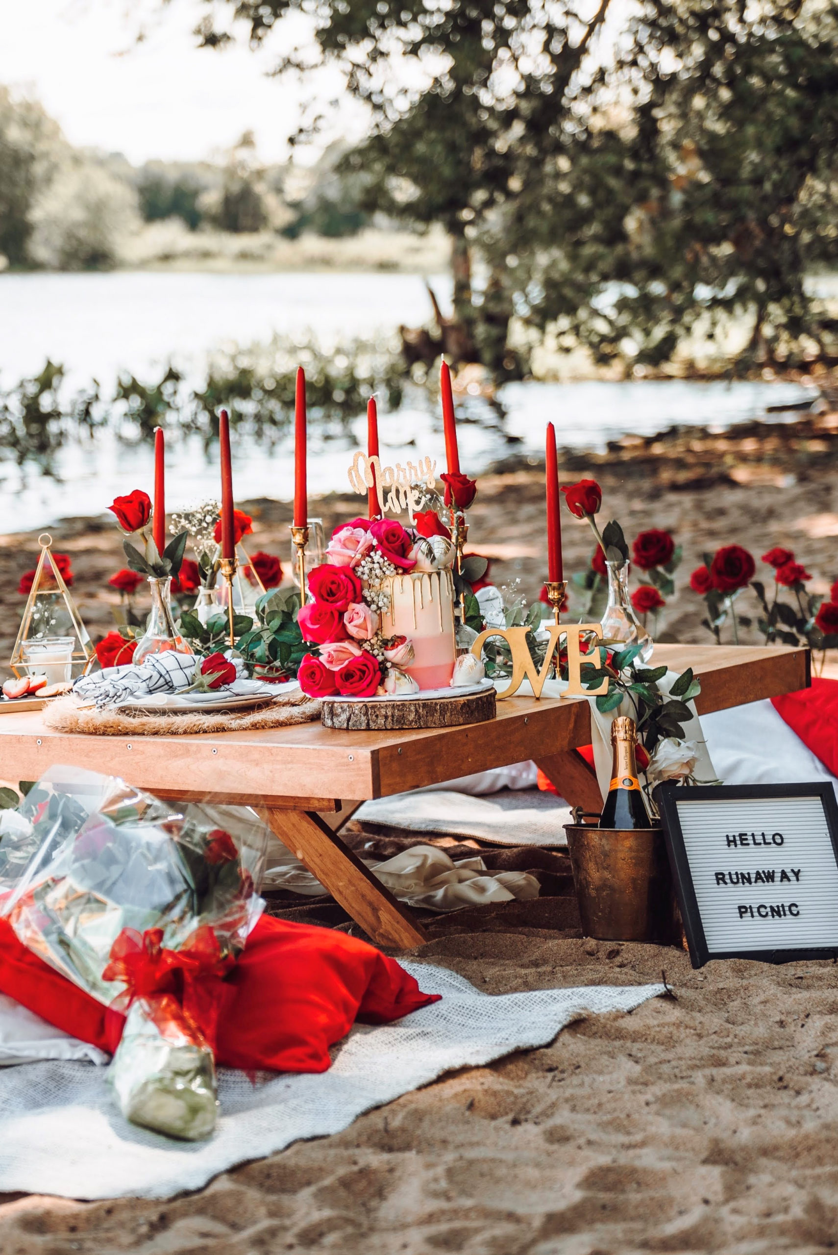 picnic, romantic, date, proposal
