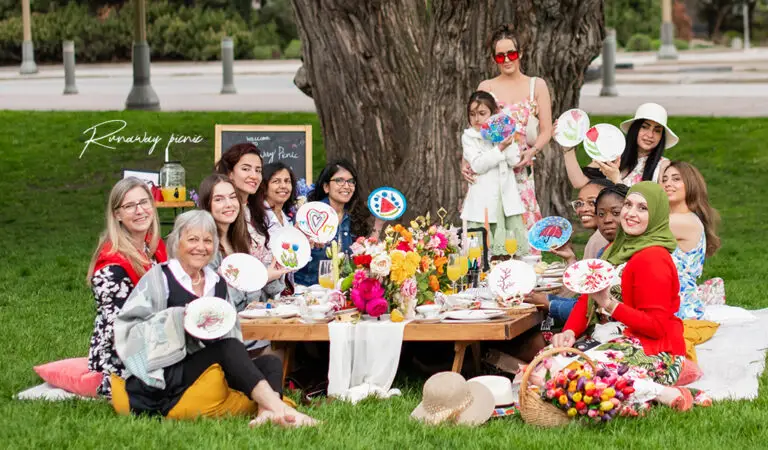 Runaway Picnic - Ceramic Painting Workshop in Ottawa Park, Canada